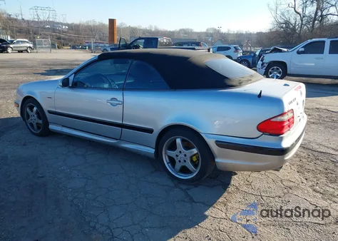 2001 Mercedes-Benz Clk 430 from USA, damaged, VIN WDBLK70G81T082555